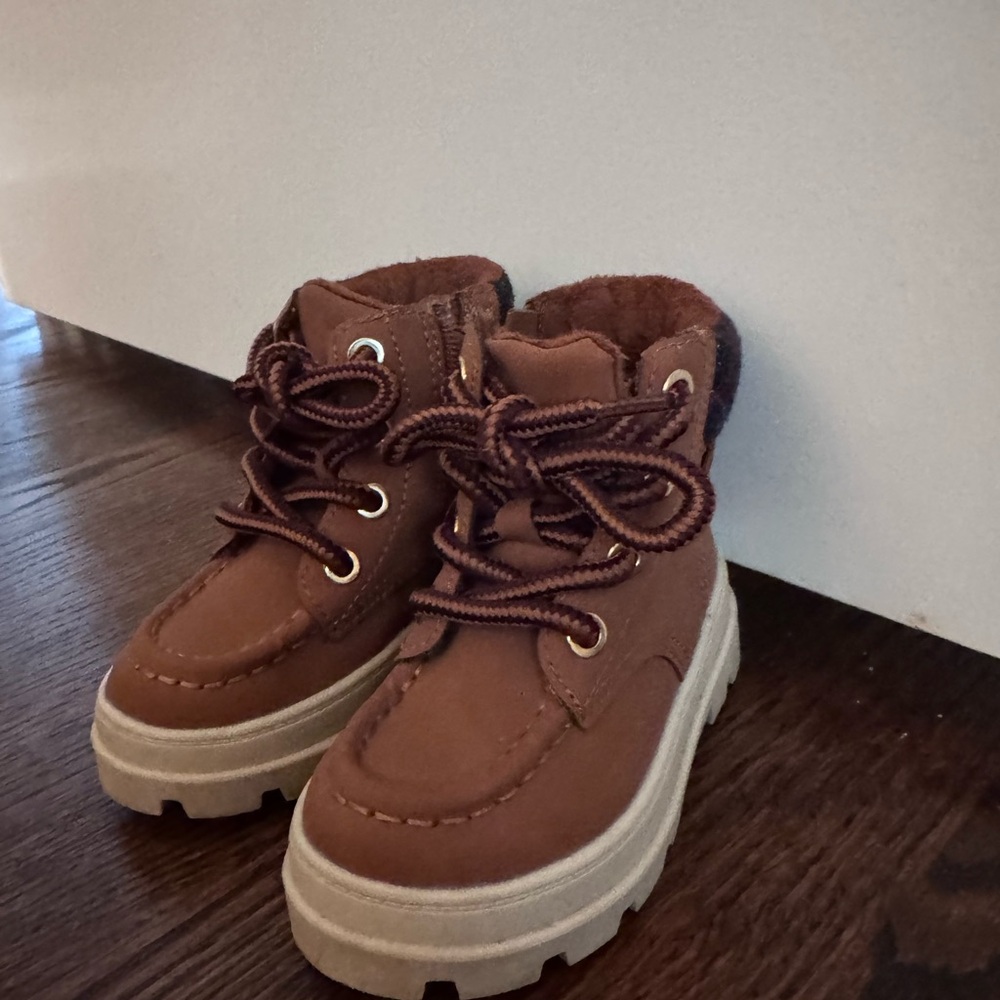 Brown Kids Boots